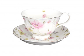 Набор чайных пар 6 шт  Royal Classics "Розовые цветы" / 112539