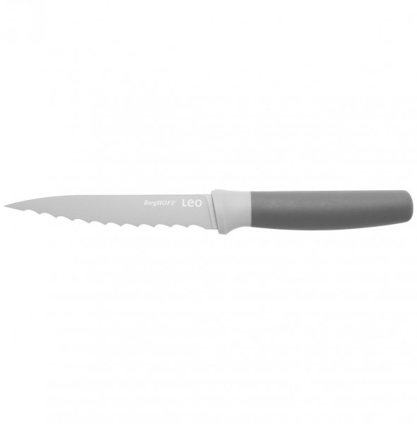 Нож универсальный 11,5 см зазубренный серый  Berghoff &quot;Leo&quot; / 162593