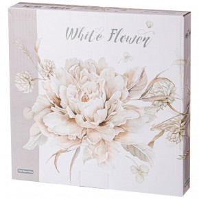 Набор тарелок 25,5 см 2 шт серые  LEFARD "White flower" / 236290
