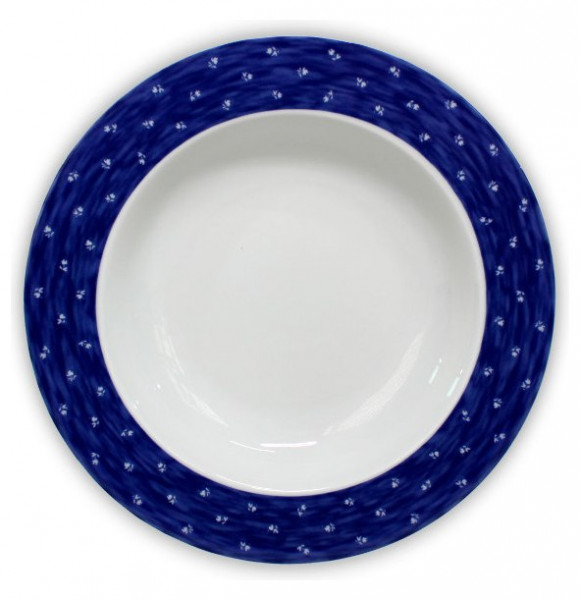 Набор тарелок 22 см 6 шт глубокие  Thun &quot;Кайро /Сине-желтые полоски&quot; / 244772