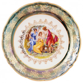 Набор тарелок 25 см 6 шт  МаМ декор "Фредерика /Мадонна зелёная" / 159754