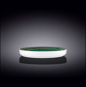 Тарелка 23 см зелёная  Wilmax "Spiral" / 261630