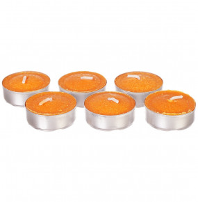 Набор плавающих свечей 17 х 3,8 см 6 шт  ADPAL "Корица и апельсин"  / 211874
