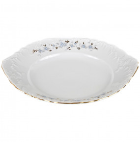 Пирожковая тарелка 29 см  Cmielow "Рококо /Голубой цветок" / 061490