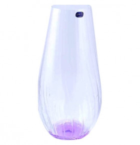 Ваза для цветов 30,5 см фиолетовая  Crystalex CZ s.r.o. "Оптик" / 123141