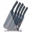 Набор кухонных ножей на пластиковой подставке 6 предметов &quot;Agness&quot; / 234933