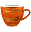 Кофейная чашка 110 мл оранжевая  Wilmax &quot;Spiral&quot; / 261588