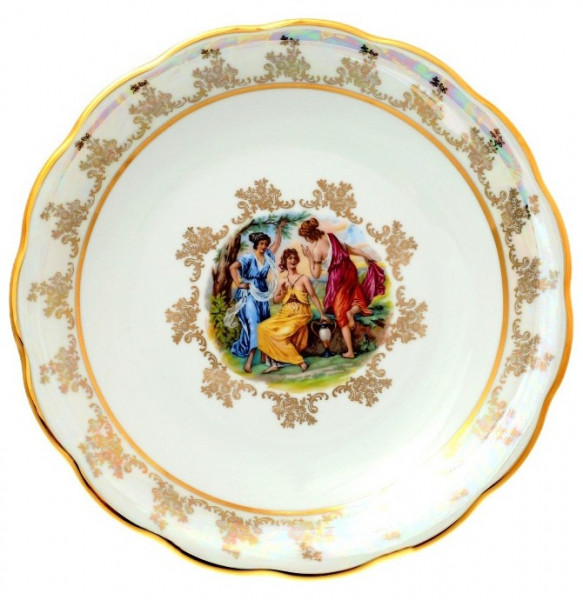 Блюдо 30 см круглое  Sterne porcelan &quot;Фредерика /Мадонна перламутр&quot;  / 139132