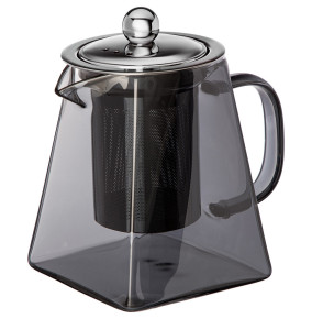 Заварочный чайник 550 мл с металлическим фильтром серый / 289390