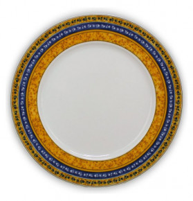 Тарелка 25 см 1 шт  Thun "Кайро /Сине-желтые полоски" / 232459