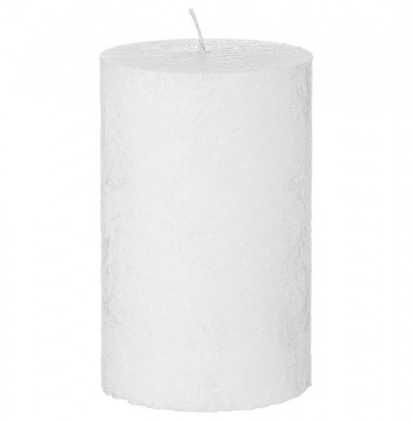 Свеча столбик 6 х 10 см стеариновая ароматизированная белая / 292618