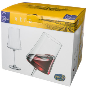 Бокалы для красного вина 560 мл 6 шт  Crystalex CZ s.r.o. "Экстра /Без декора" / 150824