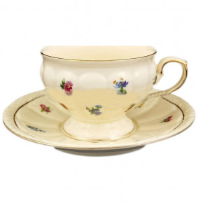 Набор чайных пар 6 шт  Royal Classics "Мария /Мелкие цветы /СК" / 099323