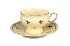 Набор чайных пар 6 шт  Royal Classics "Мария /Мелкие цветы /СК" / 099323