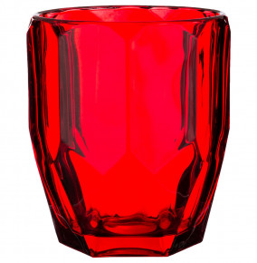 Стаканы для воды 350 мл 6 шт красные  LEFARD "Muza Color /Рокки" / 193005