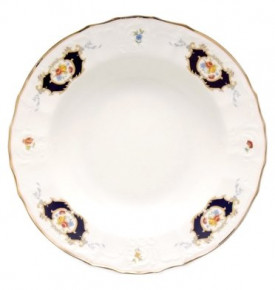 Набор тарелок 23 см 6 шт глубокие  Thun "Бернадотт /Синеглазка" / 012506