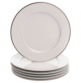 Набор тарелок 25 см 6 шт  Thun "Луиза /Отводка платина" / 251525
