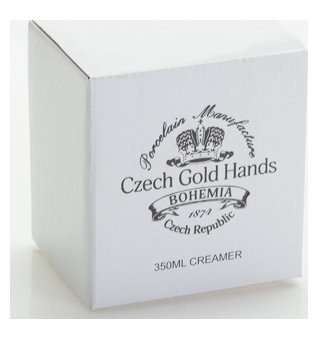 Молочник 350 мл  Porcelaine Czech Gold Hands &quot;Луиза /Голубой узор&quot; / 153109