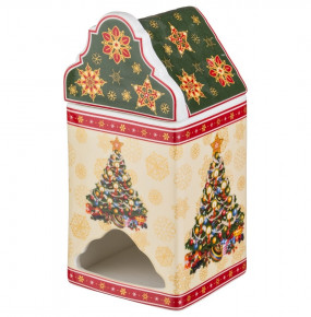 Банка для чайных пакетиков 9 х 9 х 18 см  LEFARD "Christmas Collection /Ёлка" / 207484