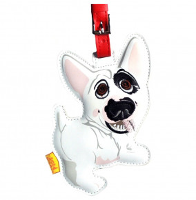 Кожаный брелок на сумку  Arora Design "English Bull Terrier" / 144003