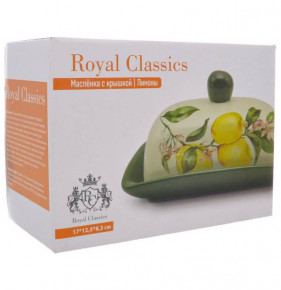 Маслёнка 17 х 12,5 х 8,3 см  Royal Classics "Лимоны" / 277690