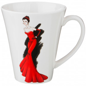 Кружка 440 мл  LEFARD "Fashion Queen /В красном платье"  / 190521