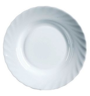 Набор тарелок 24 см 6 шт глубокие  LUMINARC &quot;Трианон /Без декора&quot; / 161808