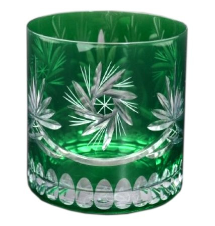 Стаканы для виски 420 мл 6 шт зеленые  Crystalite Bohemia &quot;Резные цветные&quot; / 108524