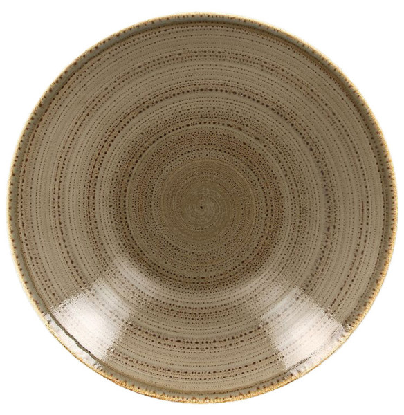 Тарелка 26 см глубокая 1,2 л  RAK Porcelain &quot;Twirl Alga&quot; / 314860