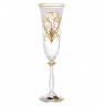 Изображение товара Бокалы для шампанского 190 мл 6 шт  Star Crystal "Анжела /Лепка белая" SC  / 143583