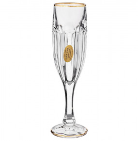 Бокалы для шампанского 150 мл 6 шт  UNION GLASS "Сафари /Отводка золото" / 246955