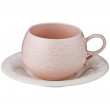 Набор чайных пар 200 мл 6 шт на подставке  LEFARD &quot;Розовый&quot; / 190653