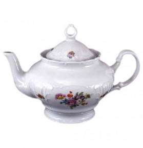 Заварочный чайник 1,2 л  Bohemia Porcelan Moritz Zdekauer 1810 s.r.o. "Лиана /Весенний букет" / 046563