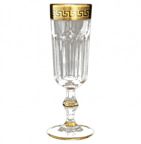 Бокалы для шампанского 170 мл 6 шт  Astra Gold "Провенза Голд Блэк /Версаче"  / 047265