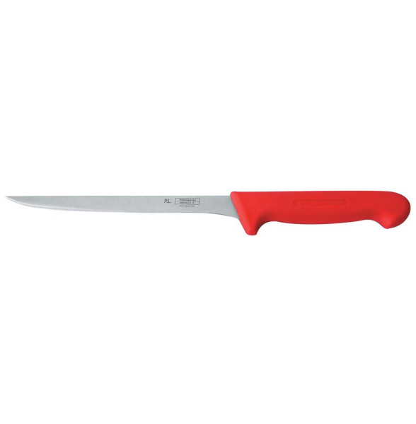 Нож филейный 20 см красная ручка  P.L. Proff Cuisine &quot;PRO-Line&quot; / 324967