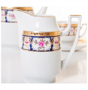 Чайный сервиз на 6 персон 15 предметов  Thun "Луиза /Плетистая роза" / 049663