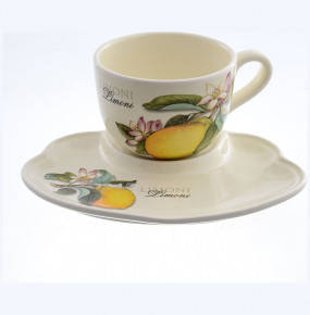Чайная пара 500 мл 1 шт  Artigianato Ceramico by Caroline "Artigianato ceramico /Лимоны" / 156800