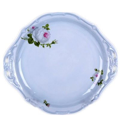 Пирожковая тарелка 28 см  Weimar Porzellan &quot;Алвин голубой&quot; / 001583