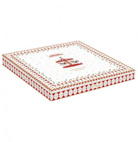 Блюдо для торта 32 см с лопаткой  Easy Life "Рождественская карусель" (подарочная упаковка) / 299369