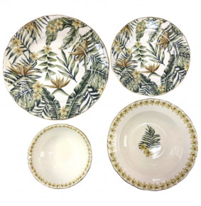 Набор тарелок 24 предмета на 6 персон  O.M.S. Collection "Tulu Porselen" / 285879
