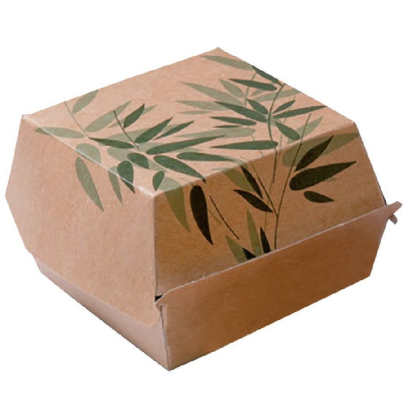 Коробка для бургера 12 х 12 х 5 см 50 шт  Garcia De Pou &quot;Feel Green&quot; / 317263