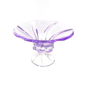 Ваза для фруктов 30,5 см н/н  Aurum Crystal "Оклахома /Фиолет" / 113476