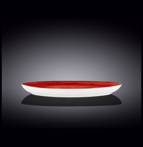 Блюдо 33 х 24,5 см Камень красное  Wilmax "Spiral" / 327588
