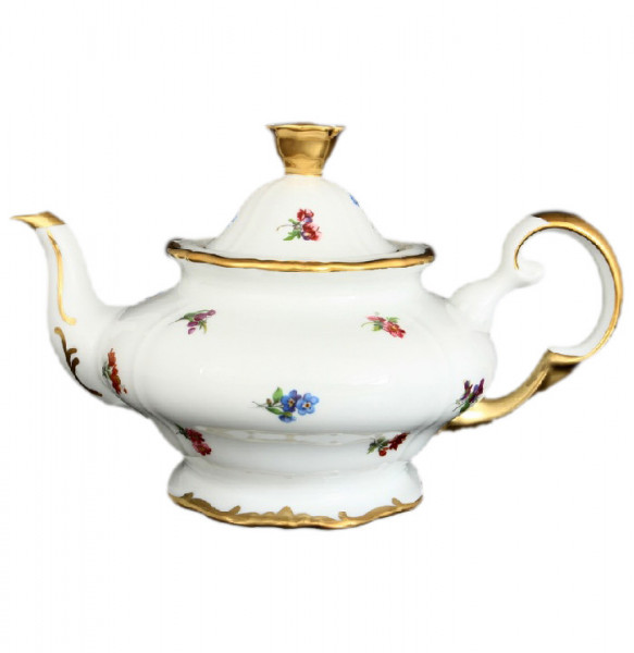 Заварочный чайник 1,2 л  Bohemia Porcelan Moritz Zdekauer 1810 s.r.o. &quot;Анжелика 852 /Мелкие цветы&quot; / 059834