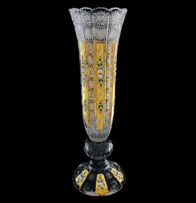 Ваза для цветов 58,5 см  Aurum Crystal "Хрусталь с золотом" / 035001