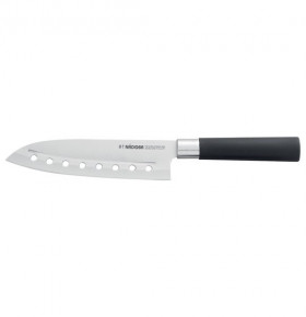 Нож Сантоку 17,5 см с отверстиями  NADOBA "KEIKO" / 164535