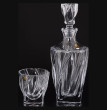Набор для виски 7 предметов (графин 800 мл + 6 стаканов по 320 мл)  Aurum Crystal &quot;Ponti /Без декора&quot; / 125130