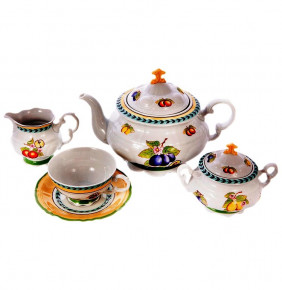 Чайный сервиз на 6 персон 15 предметов  Leander "Соната /Фруктово-ягодная" / 169467
