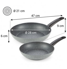 Набор сковород 2 предмета (24, 28 см) без крышек  Tescoma "FineLINE" / 276404