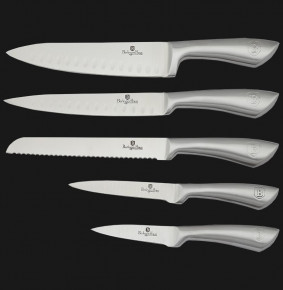 Набор кухонных ножей 6 предметов на подставке  Berlinger Haus "Passion Collection" / 135750